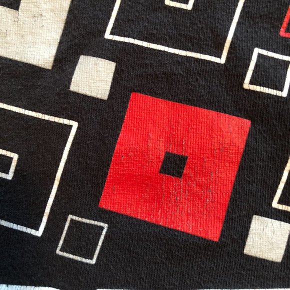 Boy's Roblox Black, Red, and White Tee - Picture 3 of 5